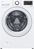 LG - 5.0 Cu. Ft. High-Efficiency Stackable Front Load Washer with 6 Motion Technology - White