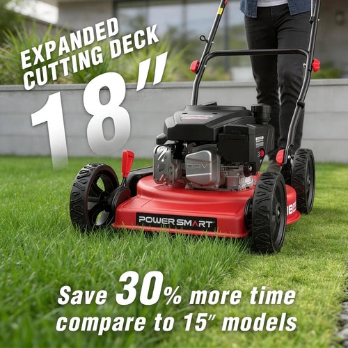 18'' 144cc Gas Push 2-in-1 Lawn Mower DB8618C