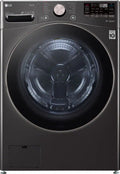 LG - 4.5 Cu. Ft. High-Efficiency Stackable Smart Front Load Washer
